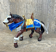 Papo War Horse Figure Blue 5" 2006