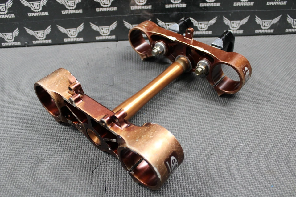 2007 KAWASAKI 06-12 KX250F PRO CIRCUIT TRIPLE CLAMPS UPPER LOWER TRIPLE TREE 22 - Image 4 of 4