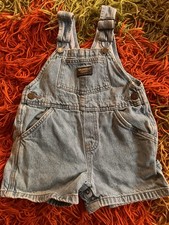 Toddler OSHKOSH B  GOSH Vintage Denim Vestbak Shortalls 2T