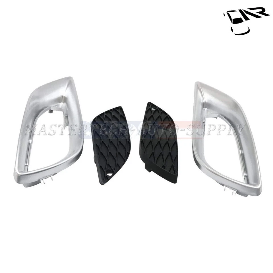 4Pcs Fog Light Trim&grill driver LH&RH Side For Mercedes-Benz R350 2006-2012 Foto 4 de 4