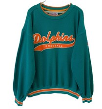 Vintage Miami Dolphins Starter Crewneck Sweatshirt NFL Pro Line Men Fits 3XL 147