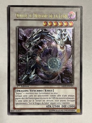 Moon Dragon Quilla ABPF-FR043 Ultimate Rare 1st Edition French Moderately Played