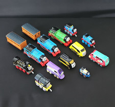 Thomas Friends 14pc Plastic Train Lot w/ Steam Loco Passenger Car