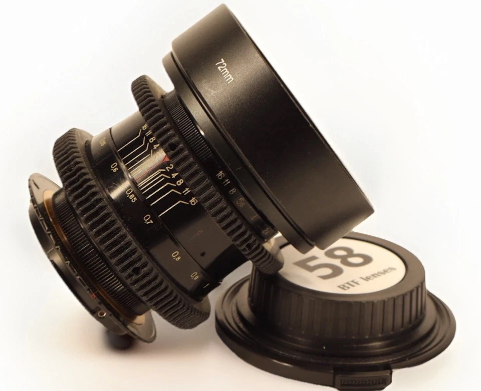 Helios 44-2 F2 CineMod Canon EF Anamorphic Amber flare For Camera Canon Ef Mount - Image 2 of 4