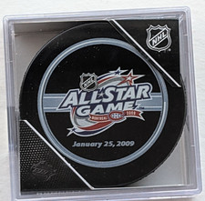 January 25, 2009 NHL ALL-STAR GAME MONTREAL Official GAME Hockey Puck