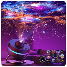 Planetarium Star Projector, Meteor Galaxy Projector for Bedroom with 12 Slide...