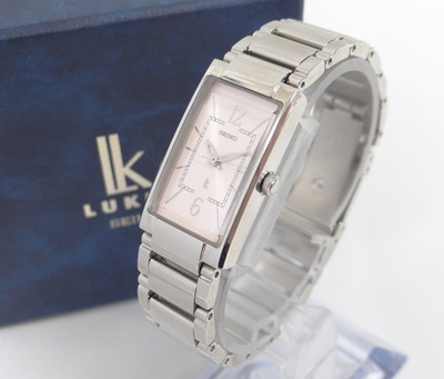 SEIKO Quartz Ladies Watch LUKIA 1F21-5E20 Battery Replaced Japan 53220490600 2