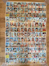 1968 Topps Baseball Uncut Sheet 4th Series Aaron Maris Banks Low Grade *US68