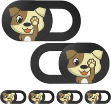 Laptop Camera Cover Slide 6-Pack Cute Ultra-Thin Webcam Privacy