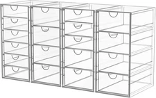 19 Drawers, Keeps your space tidy and lets you easily see what's inside 