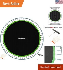 Replacement Jumping Mat, Fits 15 ft Round Trampoline Frame with 96 V-Hooks, U...