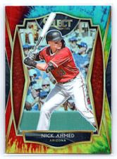 Nick Ahmed 2021 Panini Select Premier Level Tie-Dye Prizm #'d/20 #159