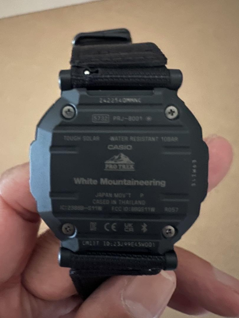 CASIO PRO TREK PRW-8001 White Mountaineering Limited Edition Watch