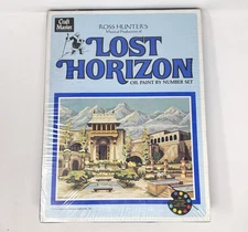 MCM Craft Master Oil Paint by Number Set 13401 Lost Horizon Film VTG 1973