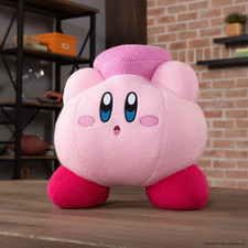 Club Mocchi Mocchi Kirby Nuiguru Knit Friend Heart Mega 15" Plush - NWT Nintendo