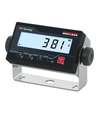 New Rice Lake 381 Synergy Digital Weight Indicator LCD Battery Powered RS232 USB