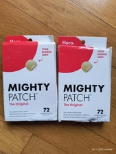 2x 72 count Hero Mighty Patch Original Blemish Treatment exp 01/2027 (144) total
