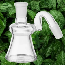 14mm 45° Mini Glass Dry Ash Catcher Premium Quality Tobacco Water Pipe Bong US*#