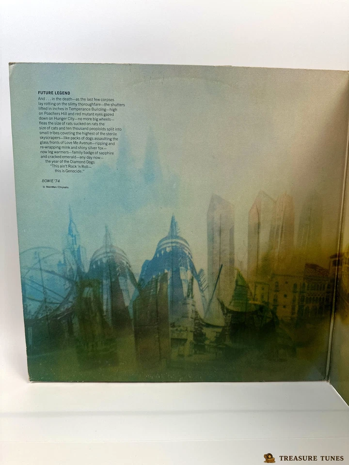 David Bowie - Diamond Dogs Vinyl LP [1976] CPL1-0576 - Image 4 of 4