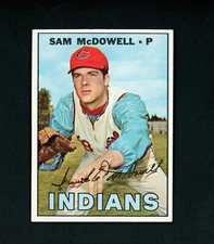 Sam McDowell 1967 Topps - Cincinnati Reds #295 NM+