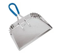 Magnolia Brush #9 Aluminum Dust Pan Sweep Clean Handy Floor Dust Pan 17" Width