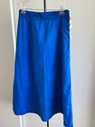 Women Saree Petticoat long Skirt inskirt 100% quality cotton cobalt royal blue — photo 3