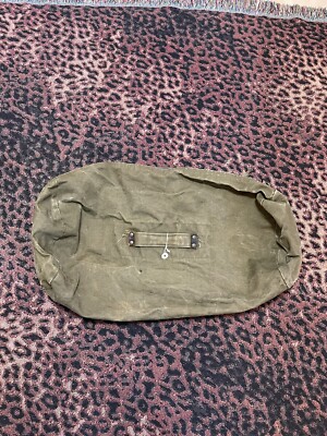 Vintage 40s 50s 60s Abercrombie & Fitch A&F Military Mini Duffle