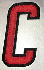 CAROLINA HURRICANES CAPTAINS "C" PATCH FOR WHITE JERSEY BRIND'AMOUR FRANCIS