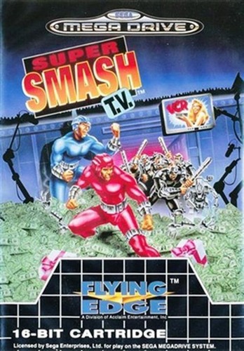 Smash TV - Sega Mega Drive Action Arcade Shooting Video Game Boxed