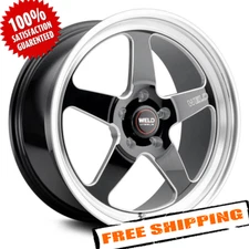 Weld Performance S155 Ventura Drag Wheel 18x5 (-23, 5x114.3) Black Single Rim
