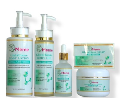 GLUTATHIONE Skincare Whitening Set Lotion(No soap)
