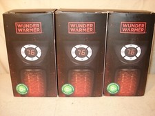 Wunder Warmer 350w Ceramic Wall-outlet Space Heater Adjustable Thermostat  for sale online | eBay
