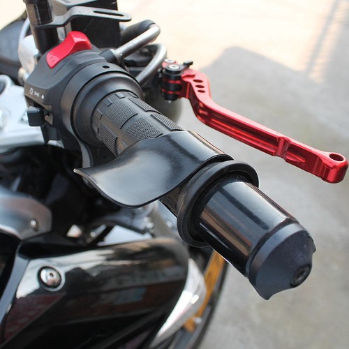 Black Universal Motor E-Bike Grip Throttle Assist Wrist Cruise Control Rest 3PCS - Picture 3 of 8
