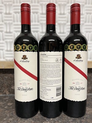 3x D'Arenberg The Dead Arm Shiraz - 2017