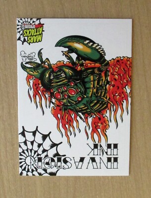 Mars Attacks Ink 2020 Topps Mars Attacks Uprising Invasion Ink High on Fire #6 | eBay