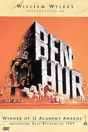 Ben-Hur (DVD, 1959, SNAPCASE) CHARLTON HESTON