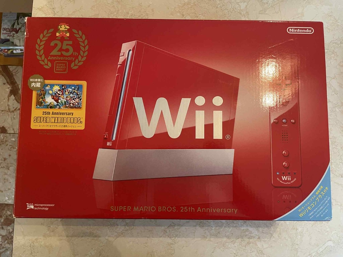 Wii 赤 マリオブラザーズ内蔵   Wii red 一式 Wii 赤 マリオブラザーズ内蔵 Wii red 一式 Nintendo Wii New
