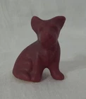 Van Briggle Scottish Terrier/Sitting Dog Mulberry