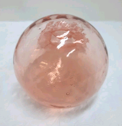 "Botella jarra Empoli Italia rosa melocotón acolchada óptica Genie 12,5"" vintage" - Imagen 11 de 15