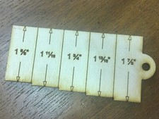 Vertical Piano Regulating Tool - Stepped Gauge for Measuring/Setting Hammerblow