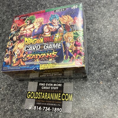 Dragon Ball Super Card Game Assault of the Saiyans Booster Box Factory  Sealed | eBay