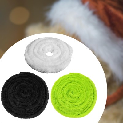 Weihnachten Kunstfell Streifen bequem Handarbeit weich Mehrzweck Shaggy für