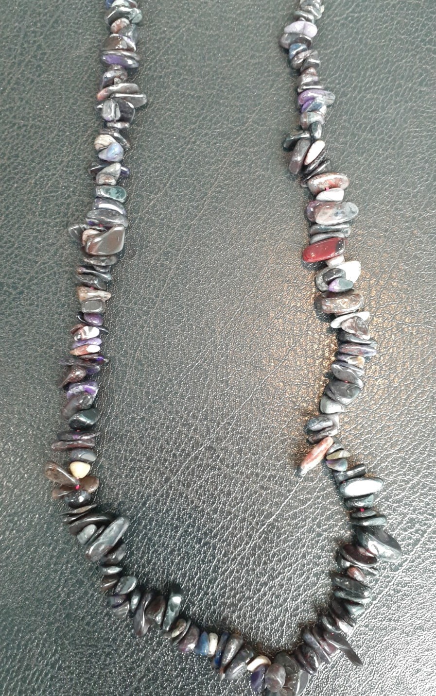 Sugilite Chip Bead Strand - image 3