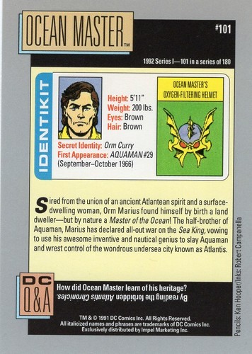 1991 DC Comics Impel Cosmic Cards Single Cards, You Pick, Finish your set! - Picture 201 of 351