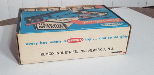 Vintage 1959 Remco Movieland Drive-In Theater In Original Box Beautiful Up2 - Picture 18 of 23