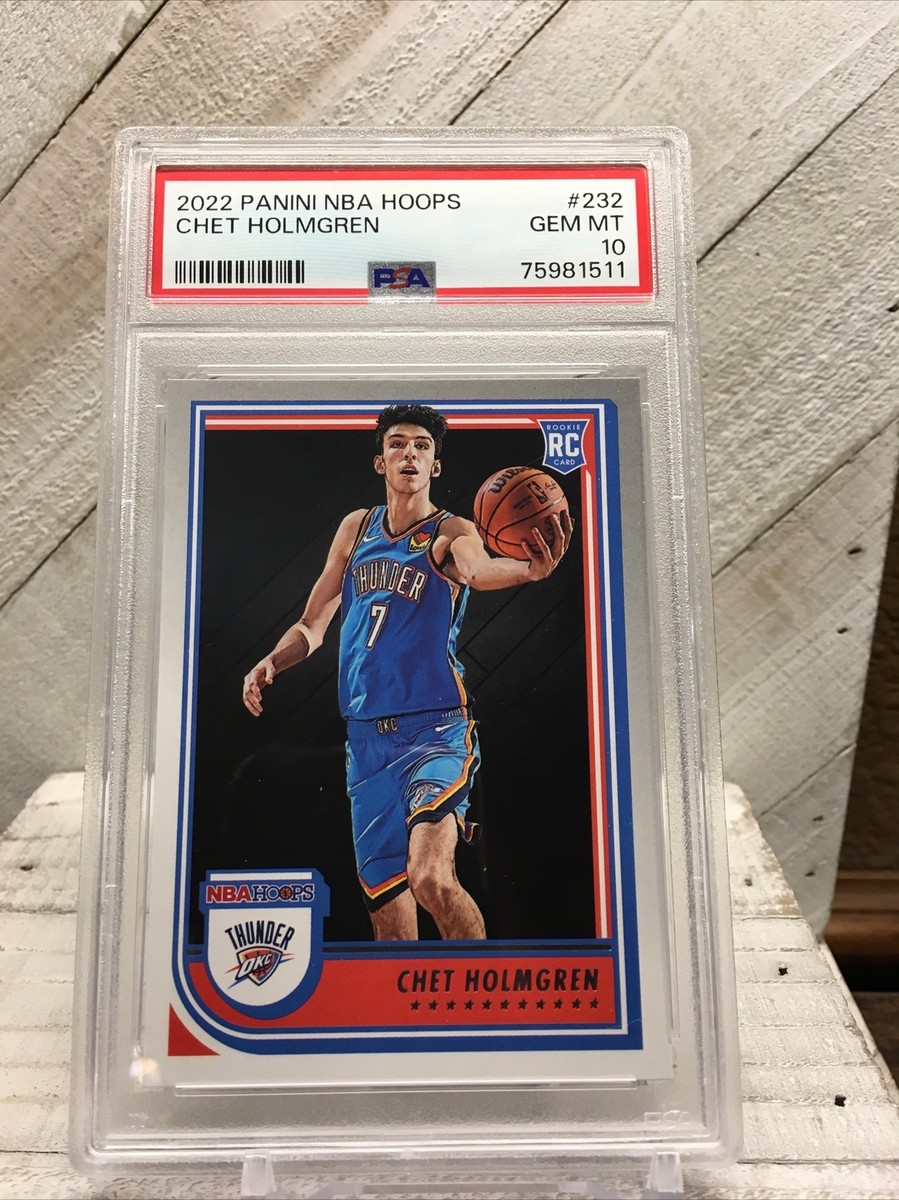 PAS10 50枚限定 チェット・ホルムグレン / HOLMGREN NBA PSA 10 Chet Holmgren ROOKIE 2022-23 Panini NBA Hoops #232