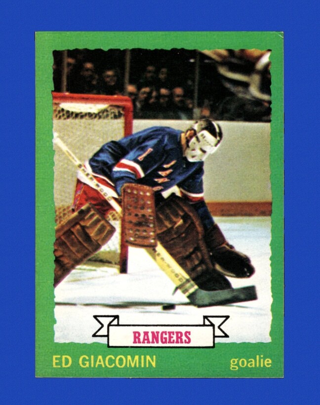 1973-74 O-Pee-Chee Set-Break #160 Ed Giacomin EX-EXMINT *GMCARDS*