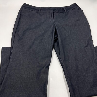 Worthington Womens Modern Fit Dress Pants Size 10p Petite Gray Polyester  Trouser | eBay