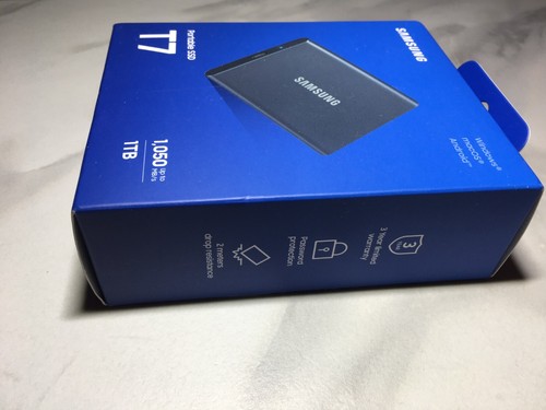 Samsung T7 Portable SSD Drive, 1TB SSD Drive für Windows, MacOS, Android, Neu - Bild 3 von 14