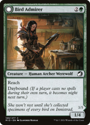 x1 Bird Admirer // Wing Shredder MID MTG 169/277 COMMON M/NM 1x